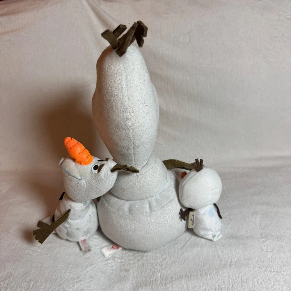 Disney Frozen Olaf Snowman Plush Lot of 3, Ty Sparkle, Ty, Hallmark Itty Bitty